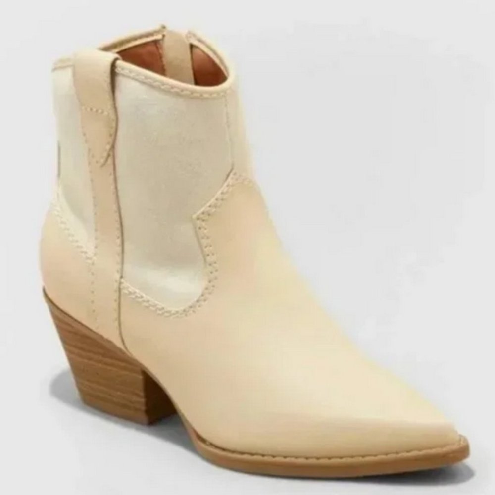 Women's Kay‎ Western Boots Off-White - Universal Thread 6